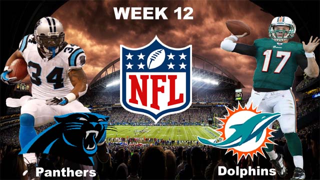 Carolina Panthers vs Miami Dolphins Live Stream
