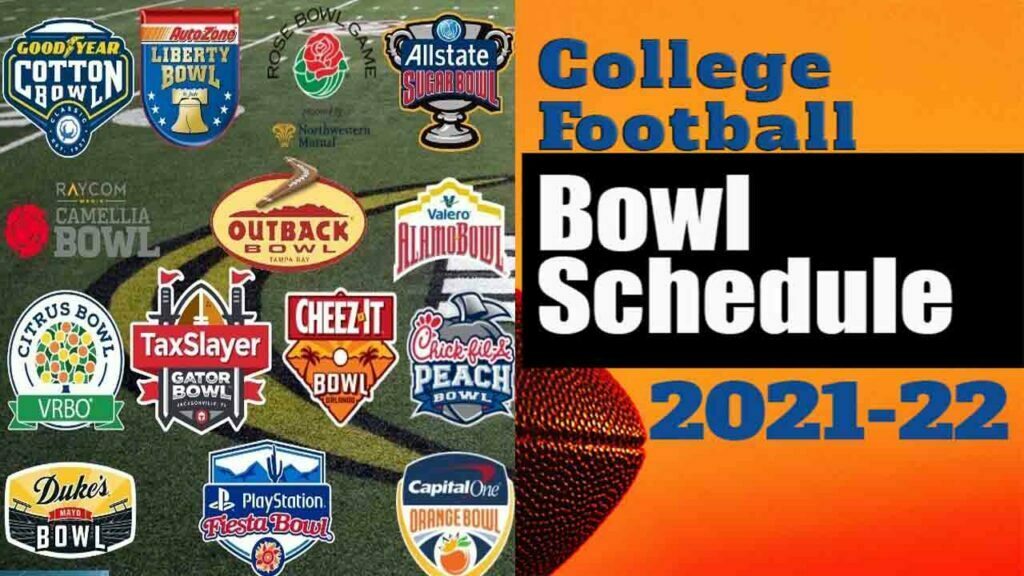 2021-22 (NCAA) College Football Bowl Schedule, TV list, Game info, Live Stream