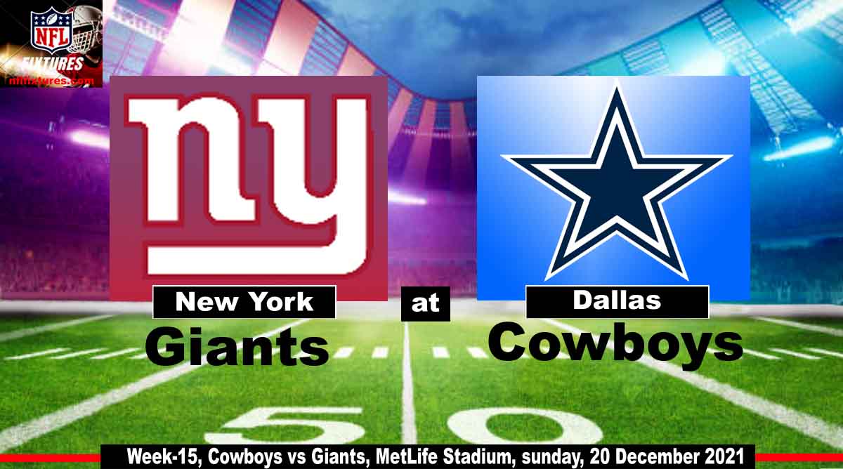 Giants vs. Cowboys Live: How to watch, schedule, Streaming info, game time, TV channel