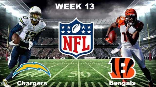 Los Angeles Chargers vs Cincinnati Bengals Live Stream: Sunday, December 5, 2021