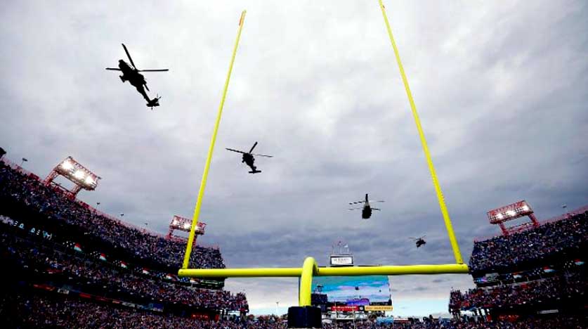 US Military and FAA investigating army flyover of NFL