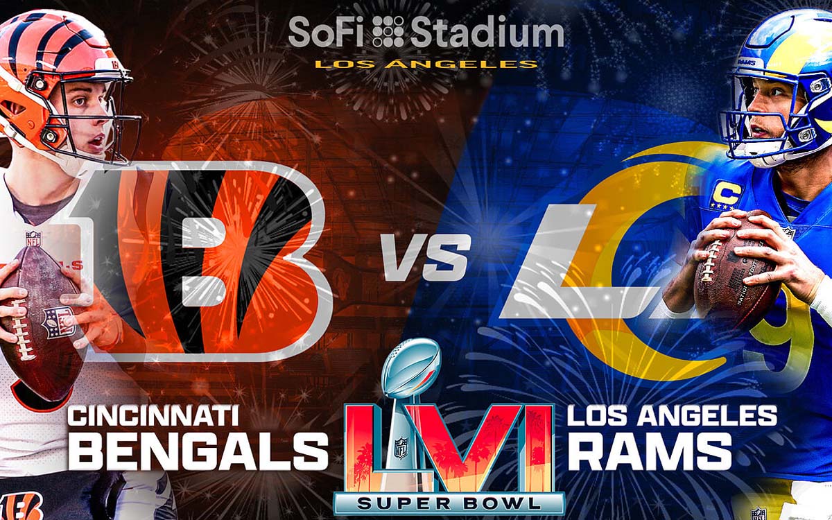 Los Angeles Rams vs Cincinnati Bengals Live Stream | Super Bowl LVI on Sun, 13 Feb 2021