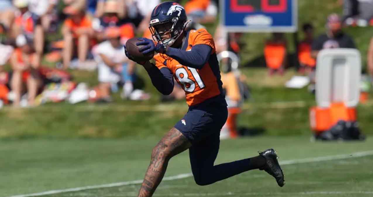 Update: Tim Patrick has torn ACL; done for the season 5 Update: Tim Patrick has torn ACL; done for season