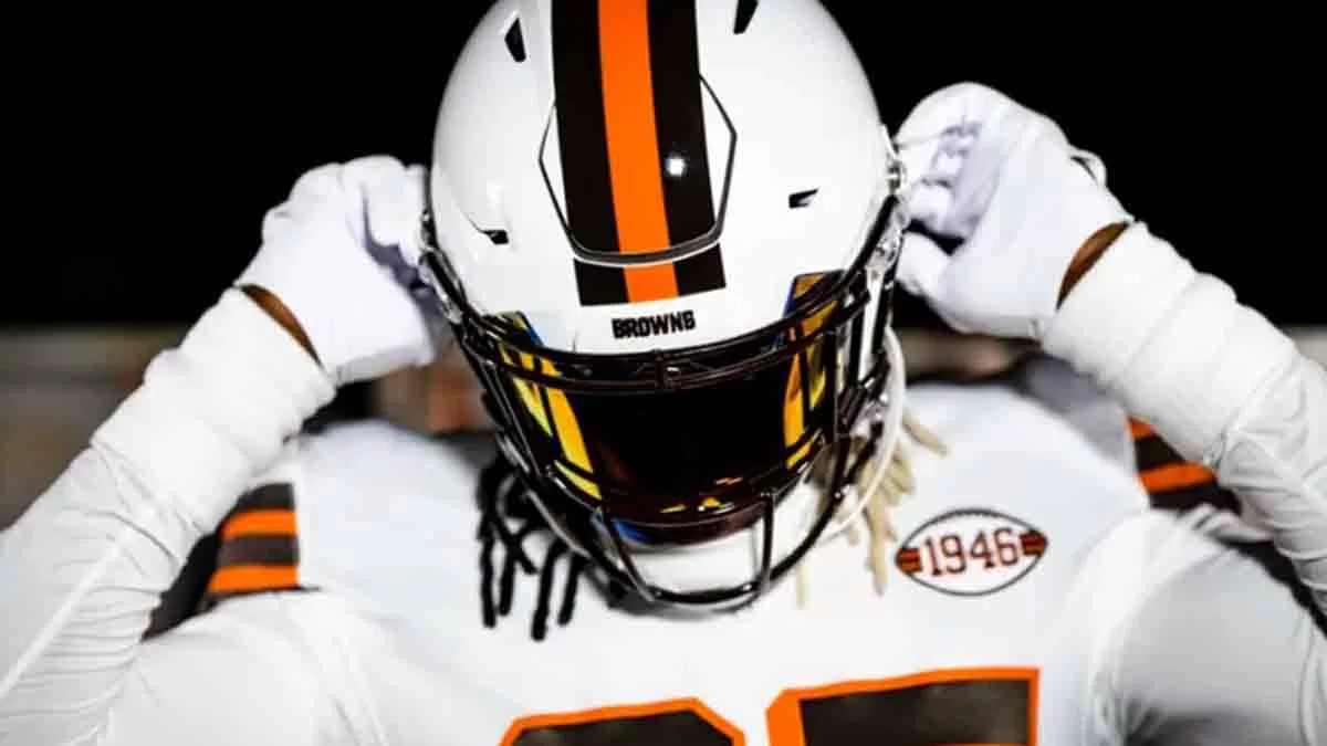 Cleveland Browns reveal white alternate helmet for 2023