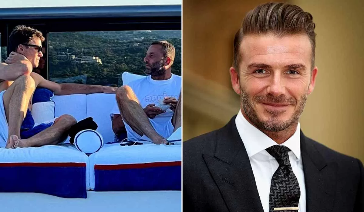 David Beckham, Tom Brady, Leonardo DiCaprio, celebrity yachting, friendship
