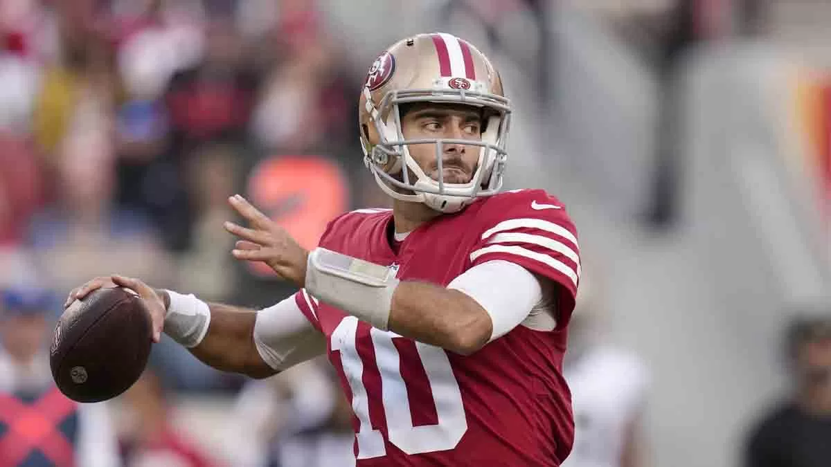 Raiders signing QB Jimmy Garoppolo to three-year, $72.75 million contract