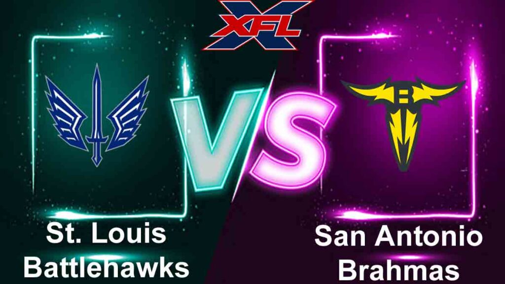 St. Louis Battlehawks vs San Antonio Brahmas Live Stream, TV Channel, How To Watch